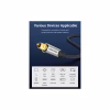 Кабель мультимедийный Optical Toslink 2.0m 5.1ch gray Vention (BAVHH) - Image 8