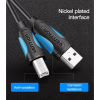 Кабель для принтера USB 2.0 AM/BM 2.0m black Vention (VAS-A16-B200) - Image 4
