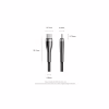 Дата кабель USB-C to USB-C 1.2m 5A nylon braided black Vention (CTYBAV) - Image 2