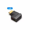Переходник HDMI M to HDMI F 4K60Hz 90° corner black Vention (AIPB0) - Image 2
