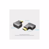 Перехідник HDMI M to HDMI F 4K60Hz 90° corner black Vention (AIPB0) - Image 4