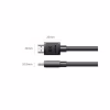Кабель мультимедийный HDMI M to HDMI M 1.0m 8K60Hz 48Gbps black Ugreen (45430) - Image 2