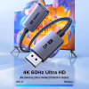 Кабель мультимедийный DisplayPort M to HDMI M 4K60Hz 18Gbps HDR10 3D Ugreen (95418) - Image 3