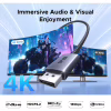 Кабель мультимедійний DisplayPort M to HDMI M 4K60Hz 18Gbps HDR10 3D Ugreen (95418) - Image 4