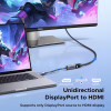 Кабель мультимедійний DisplayPort M to HDMI M 4K60Hz 18Gbps HDR10 3D Ugreen (95418) - Image 6