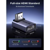 Перехідник HDMI M to HDMI F 8K60Hz 48Gbps 90° corner black Ugreen (85632) - Image 6