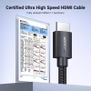 Кабель мультимедийный HDMI M to HDMI M 10.0m 8K60Hz 48Gbps braided Ugreen (95966) - Image 2