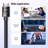 Кабель мультимедийный HDMI M to HDMI M 10.0m 8K60Hz 48Gbps braided Ugreen (95966) - Image 8