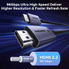 Кабель мультимедийный HDMI M to HDMI M 2.0m V2.2 16K60Hz 96Gbps braided black Ugreen (65900) - Image 4
