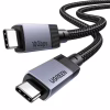 Дата кабель USB-C to USB-C 2.0m 240W 10Gbps braided black Ugreen (95619) - Image 2