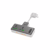 Мережевий фільтр живлення HOCO AC11A, 2 роз, 3 USB, USB-C, 17W, 1,5м Black (AC11AB) - Image 2