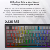 Клавіатура Ajazz AK820 V2 White Peach Switch Wireless/Bluetooth/USB UA White (AK820-V2-WP-S-W) - Image 8
