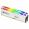 Модуль пам'яті для комп'ютера DDR5 64GB (2x32GB) 6400 MHz Beast White RGB EXPO Kingston Fury (ex.HyperX) (KF564C32BWEAK2-64) - Image 2