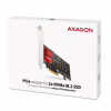 Контролер AXAGON PCIe to 2xNVMe M.2 controller (PCEM2-ND) - Image 2