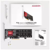 Контроллер AXAGON PCIe to 2xNVMe M.2 controller (PCEM2-ND) - Image 3