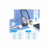 Звукова плата USB AM to 2x3.5mm F 0.15m gray Vention (CDKHB) - Image 2