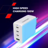 Зарядное устройство Canyon CU100ACC GaN 100W 3xPD 1xQC EU White (CNS-CUW100ACC) - Image 10