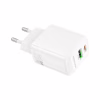 Зарядное устройство BOROFONE BN27 Fuente 1xUSB-C PD20W + 1xUSB QC3.0 White (6941991120268) - Image 6