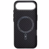 Чохол до мобільного телефона Armorstandart LikeCarbon2 MagCase Apple iPhone 17 Air Carbon Black (ARM86260) - Image 2