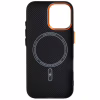 Чехол для мобильного телефона Armorstandart LikeCarbon2 SE MagCase Apple iPhone 17 Kevlar Black Orange (ARM89163) - Image 2