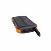 Батарея універсальна Choetech 10000mAh, 5V/2.1A, solar panel, Qi-5W, Black-Orange (B659-OR) - Image 2