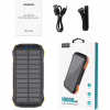 Батарея універсальна Choetech 10000mAh, 5V/2.1A, solar panel, Qi-5W, Black-Orange (B659-OR) - Image 4