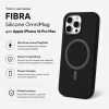 Чохол до мобільного телефона BeCover FIBRA Silicone OmniMag Apple iPhone 16 Pro Max Black (716232) - Image 3