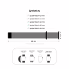 Ремешок для смарт-часов Armorstandart Nylon Band для Apple Watch 49/46/45/44/42 (Series 1-3) Blue Cloud (ARM82569) - Image 3