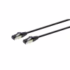 Патч-корд 0.25м, S/FTP, cat 8, литий, 50u", CU, AWG 27, LSZH, black Cablexpert (PP8-LSZHCU-BK-0.25M) - Image 2