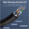 Патч-корд 10m S/FTP cat 7 RJ-45 black Vention (ICDBL) - Image 3