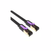 Патч-корд 15m UTP cat 7 RJ-45 flat black Vention (ICABN) - Image 2