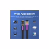 Патч-корд 15m UTP cat 7 RJ-45 flat black Vention (ICABN) - Image 6