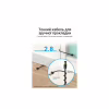 Патч-корд 0.5m UTP cat 6A RJ-45 slim black Vention (IBIBD) - Image 3