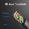 Патч-корд 1m UTP cat 6A RJ-45 slim black Vention (IBIBF) - Image 3