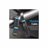 Патч-корд 1m UTP cat 6 RJ-45 flat black Vention (IBJBF) - Image 2