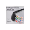 Патч-корд 3m UTP cat 6 RJ-45 flat black Vention (IBJBI) - Image 2
