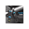 Патч-корд 10m UTP cat 6 RJ-45 flat black Vention (IBJBL) - Image 4