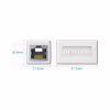 Сращиватель FTP 1+1 RJ45 cat 6 FTP white Vention (IPVW0) - Image 2