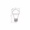 Лампочка Eurolamp A60 8W E27 2700K (deco) акция 1+1 new (MLP-LED-A60-08273(Amber)new) - Image 3