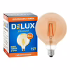 Лампочка Delux Globe G125 8Вт E27 2700К amber filament (90016726) - Image 3