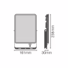Прожектор LEDVANCE FL ESSENTIAL 50W 830 BK IP65 (4058075768116) - Image 8