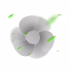 Вентилятор Jisulife Desktop small fan 01 Pink - Image 4