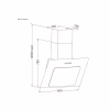 Вытяжка кухонная Pyramida NRX 60 (800) B GWH - Image 7