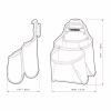 Сумка для инструмента ToughBuilt паясная с подставкой, для расходных материалов (TB-CT-03) - Image 9