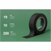 Изоляционная лента Alloid Pro, лавсановая, черная, 200мкм, 19мм×10м (MIT-2001910) - Image 2