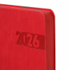 Тижневик Leo planner А5 датований 2026 "Boss", м'який, червоний, 368 сторінок (252636) - Image 3