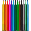 Фломастери Faber-Castell Динозавр 10 кольорів + 3 металика + наклейки у картонній коробці (32962) - Image 3