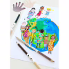 Олівці кольорові Faber-Castell Children of the World 24 кольору тригранні + 3 двосторонніх круглих, (511515) (32332) - Image 10