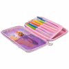Пенал Cool For School з віконцем 1 відділення з органайзером фіолетовий (QT-5750-Purple) - Image 2