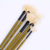 Кисточка для рисования Rosa Щетина веерная, AMBER 2306FN, №4 (4823098533597) - Image 3